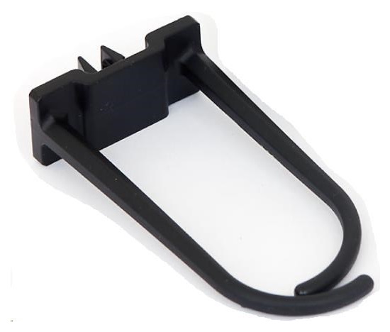 TRITON Plastový háček pro vedení kabeláže velký, 60x30mm, šedý