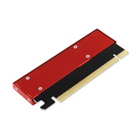 AXAGON PCEM2-S, adapter wewnętrzny PCIe x16 - M.2 NVMe M-key slot, aluminiowa pokrywa do chłodzenia pasywnego