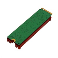 AXAGON CLR-M2, aluminiowy pasywny radiator na jedno i dwustronny dysk M.2 SSD, wysokość 12 mm