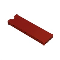 AXAGON CLR-M2, aluminiowy pasywny radiator na jedno i dwustronny dysk M.2 SSD, wysokość 12 mm