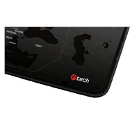C-TECH herní podložka pod myš MP-01E (Europe), 320x270x4mm, obšité okraje