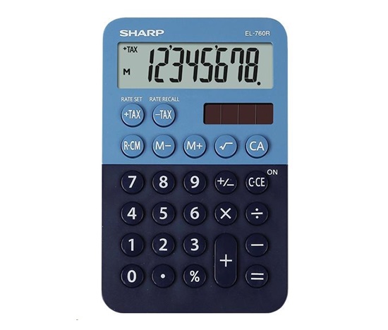 SHARP kalkulačka - EL760RBBL - Stolní kalkulátor
