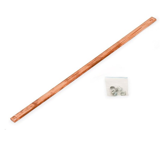 TRITON Zemnící lišta 22U (978mm), měď 5x20mm