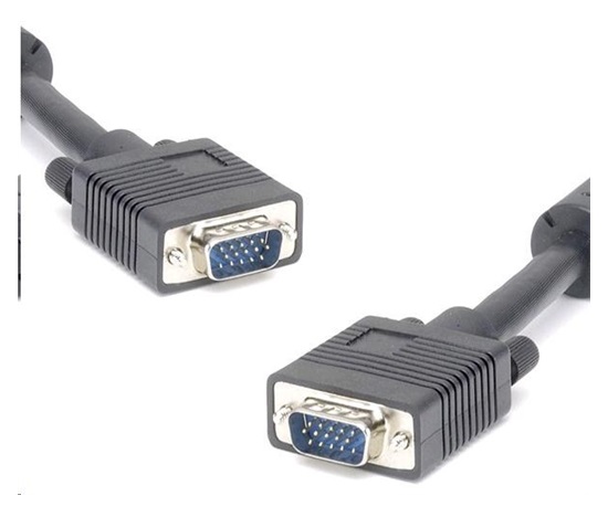 PREMIUMCORD Kabel VGA 20m (SVGA, HD15M/M, podwójne ekranowanie, ferrytowe rdzenie)