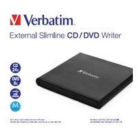 VERBATIM externí mechanika Slimline CD/DVD Writer USB - without NERO