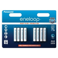 PANASONIC eneloop Nabíjecí Baterie AAA 750mAh 1,2V HR-4UTGB-8BP (PP) (Blistr 8ks)