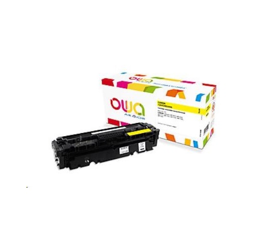 Toner OWA Armor do CANON LBP  653Cdw, 654Cx, MFP735Cx, 2300 str., żółta/yellow (CRG046Y)