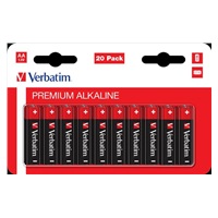 VERBATIM  Alkalická Baterie AA 20 Pack / LR6