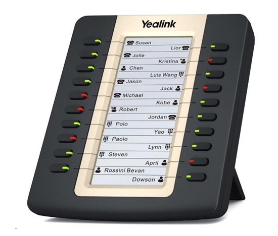 Yealink EXP20 expanzní modul, LCD, 20 tl., pro T27G/T27P/T29G