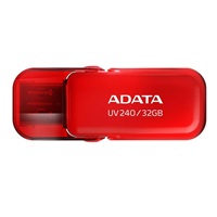 ADATA Flash Disk 32GB UV240, USB 2.0 Dash Drive, červená
