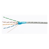 FTP kabel LYNX, Cat5E, drát, LS0H, DCa, šedý, 305m