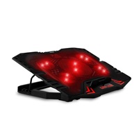EVOLVEO Ania 5R, chladicí podstavec pro notebook, červené podsvícení