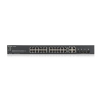 Zyxel GS1920-24V2 28-port Gigabit WebManaged Switch, 24x gigabit RJ45, 4x gigabit RJ45/SFP, fanless