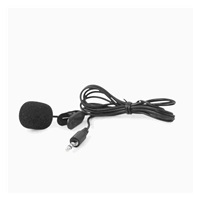 GEMBIRD mikrofon s klipsnou, MIC-C-01, černý