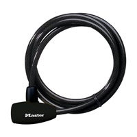 Master Lock Ocelové lanko  s integrovaným zámkem na klíč 8154EURD - 180 cm