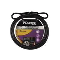 Master Lock Ohebné ocelové lanko  49EURD - 300cm x 1cm