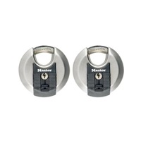 Master Lock Diskový visací zámek  Excell - 70mm (2 ks / blistr)