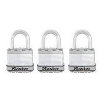 Master Lock Titanový visací zámek -  Excell - 45mm (3 ks / blistr)