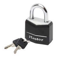 Master Lock Visací zámek  z pevného hliníku 9140EURDBLK - 40mm
