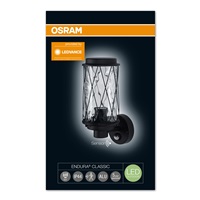 OSRAM svítidlo ENDURA CLASSIC CAGE UP SENSOR E27 BK