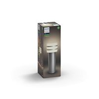 PHILIPS Tuar Venkovní stojan, Hue White, 230V, 1x9.5W E27, Nerezová (1740547P0)