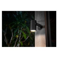 PHILIPS Lily Venkovní bodové světlo, Hue White and color ambiance, 230V, 3x8W integr.LED, Chrom matný (1741430P7)