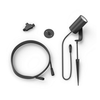 PHILIPS Lily Venkovní bodové světlo,Hue White and color ambiance,230V,1x8W integr.LED,Chrom matný, rozšíření (1741530P7)