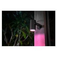 PHILIPS Lily Venkovní bodové světlo,Hue White and color ambiance,230V,1x8W integr.LED,Chrom matný, rozšíření (1741530P7)