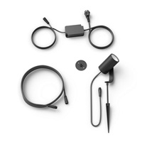 PHILIPS Lily Venkovní bodové světlo, Hue White and color ambiance, 230V, 1x8W integr.LED, Chrom matný (1742830P7)