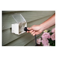 PHILIPS Lily Venkovní bodové světlo, Hue White and color ambiance, 230V, 1x8W integr.LED, Chrom matný (1742830P7)