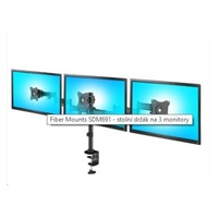 Fiber Mounts SDM691 - stolní držák na 3 monitory
