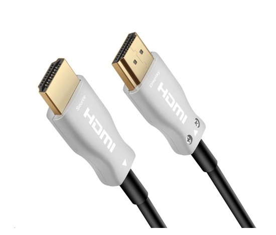 PREMIUMCORD Kabel HDMI optický fiber High Speed with Ether. 4K@60Hz, 30m, M/M, zlacené konektory
