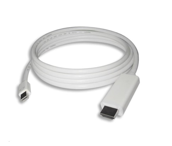 PREMIUMCORD Kabel mini DisplayPort 1.2 na HDMI 2.0, pro rozlišení 4Kx2K@60Hz, 3m