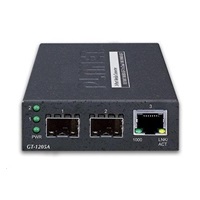 Planet GT-1205A Konvertor, 1x 10/100/1000Base-T RJ-45, 2x 100/1000Base-X SFP