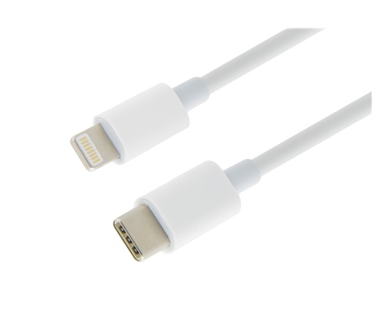 AVACOM Datový a nabíjecí kabel USB Type-C - Lightning, 100cm, bílá