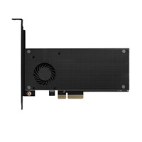 AXAGON PCEM2-DC, adapter wewnętrzny PCIe x4 - M.2 NVMe M-key + SATA B-key slot, chłodnica, LP