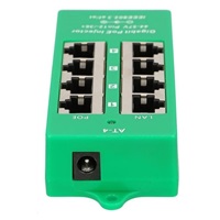 POE injektor aktivní - 4x 1Gb/s, stíněný, svorkovnice, 802.3af/at