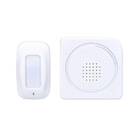 Solight Bezdrátový hlásič pohybu/gong, externí PIR čidlo, napájení bateriemi, bílý