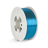 VERBATIM 3D Printer Filament PET-G 1.75mm, 327m, 1kg blue transparent