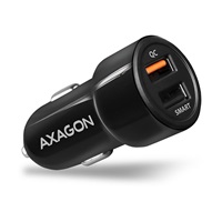 AXAGON PWC-QC5, QUICK a SMART Uniwersalna ładowarka samochodowa, 2x port QC3.0/AFC/FCP + 5V-2.6A, 31.5W