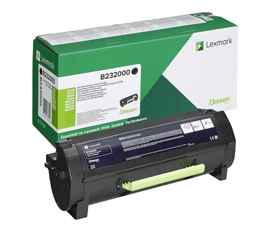 Lexmark černý toner pro B2338/B2442/B2546/B2650/ MB2338/MB2442/MB2546/MB2650 z programu Lexmark Return na 3 000 stran