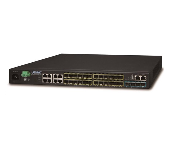 Planet switch SGS-6341-16S8C4XR, Switch, L3, 8x 1000Base-T, 24x 1Gb SFP, 4x 10Gb SFP+, Web/SNMP, ACL, QoS, IGMP,IP stack