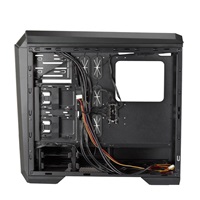 CHIEFTEC skříň Miditower STALLION II, GP-02-OP Black, 4x RGB Rainbow Fan, 2 x USB 3.0/1x USB 2.0, side glass