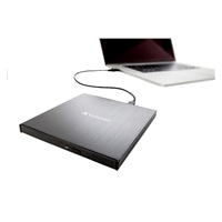 VERBATIM externí mechanika Ultra HD 4K Blu-ray External Slimline Writer (USB 3.1, USB-C) + zdarma 25GB médium +NERO