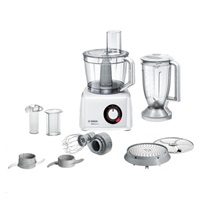 Bosch MultiTalent 8 MC812W501 food processor, bílá, 1000 W, rozpoznání příslušenství, XXL mísa 3,9 l, nůž waveCut