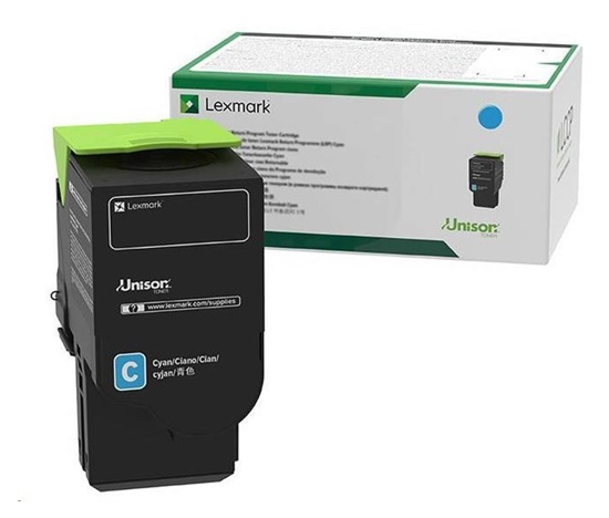 Lexmark azurový High cap. toner C232HC0 Return progam pro C2525, C2425 ,C2535, MC2325, MC2425, MS2535,MC2640 - 2 300 str