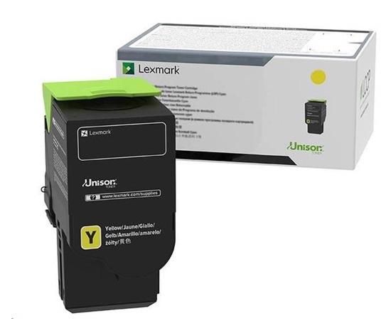 Lexmark žlutý Extra High capacity toner C240X40 pro C2425dw, C2535dw, MC2425adw, MC2535adwe, MC2640adwe - 3 500 str