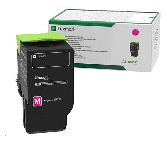 Lexmark purpurový Extra High cap. toner C242XM0 Return program pro pro C2425x,C2535x,MC2425x,MC2535x,MC2640x - 3 500 str