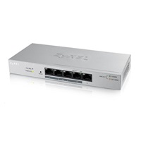 Zyxel GS1005HP 5-port Desktop Gigabit PoE Switch, 4x PoE+ GbE, PoE 60W