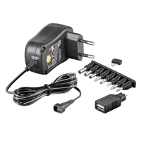 Goobay Univerzální napájecí adaptér 230V/3-12V stejnosměrný 1500mA
